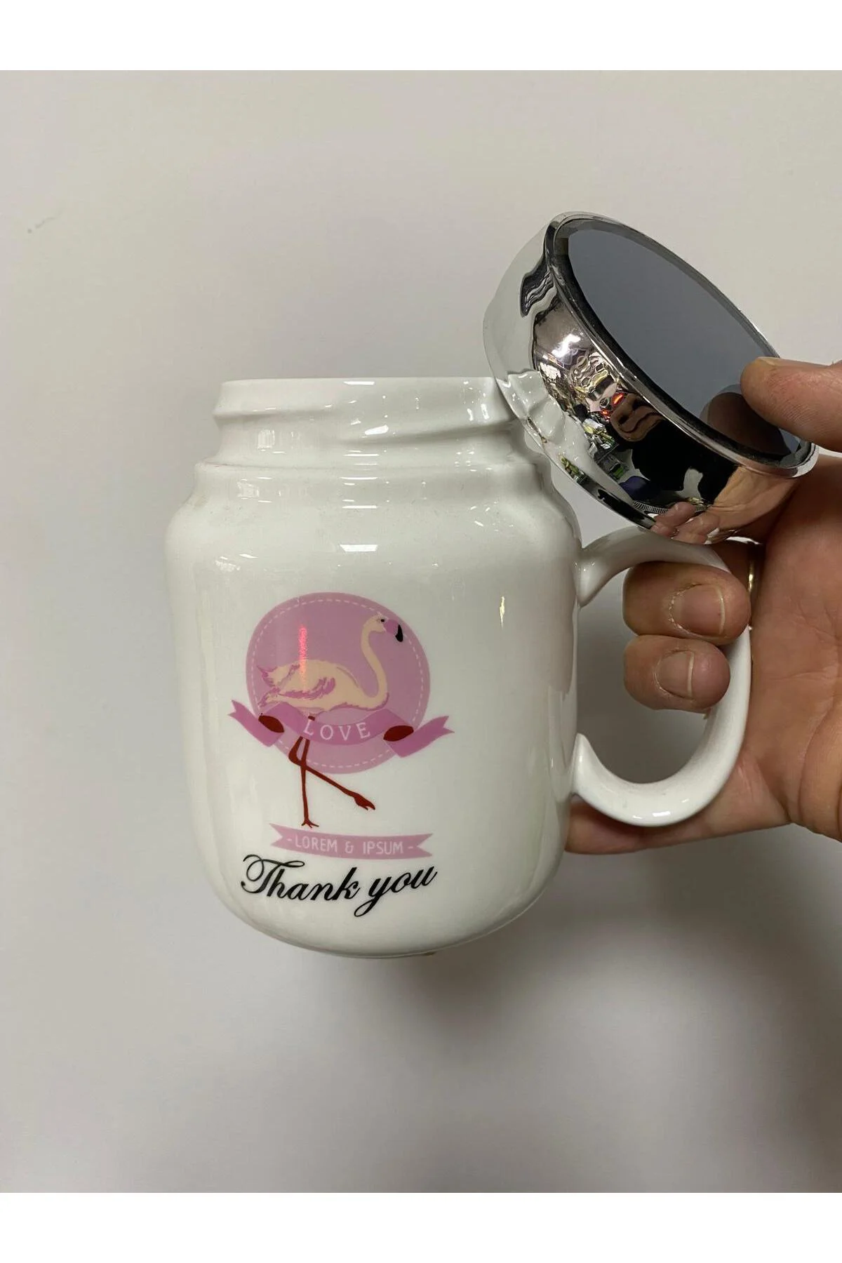 Tombul Termos Kupa Bardak (FİLAMİNGO) 550 ml