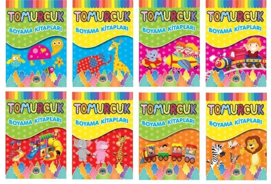 Tomurcuk Boyama Kitapları (8 Kitap Takım) Tomurcuk Boyama Kitapları (8 Kitap Takım)
