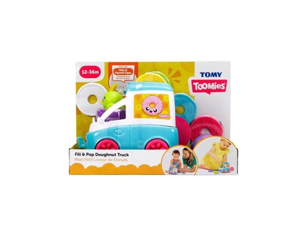 TOMY 73096-73097 YUMURTA KAMYONU VE DONDURMA KAMYONU-6