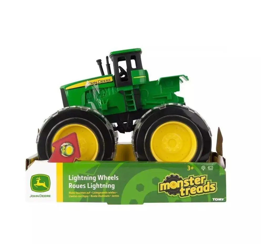 TOMY JOHN DEERE 46434 ISIKLI TEKERLEKLI TRAKTOR-4