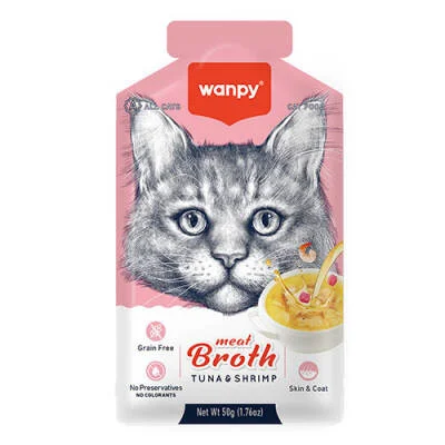 Ton Balıklı ve Karidesli Tahılsız Kedi Çorbası 50 Gr - Premium Nemlendirici Kedi Maması Fiyatı, Yorumları ve Özellikleri