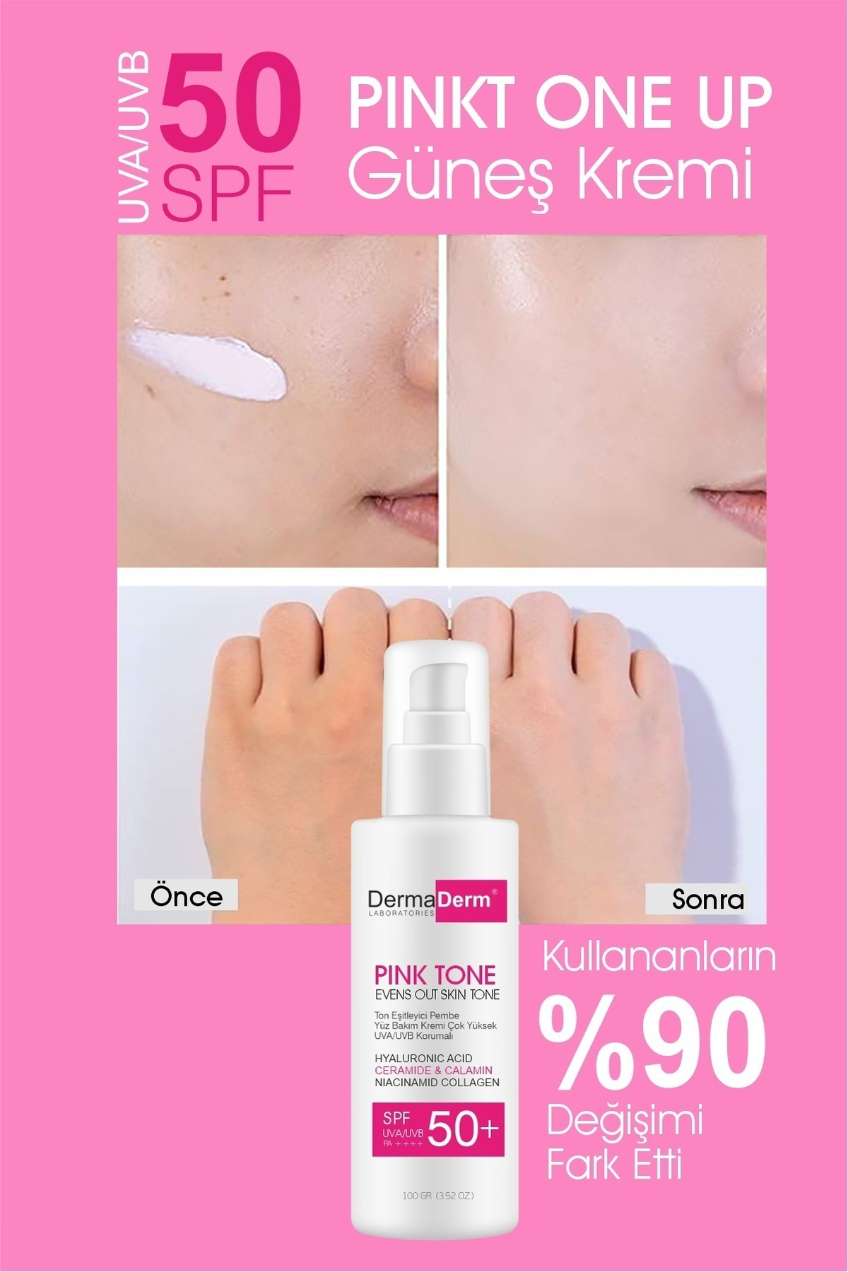 Ton Eşitleyici Aydınlatıcı Güneş Kremi 100ml – Sunblock Tone Up B