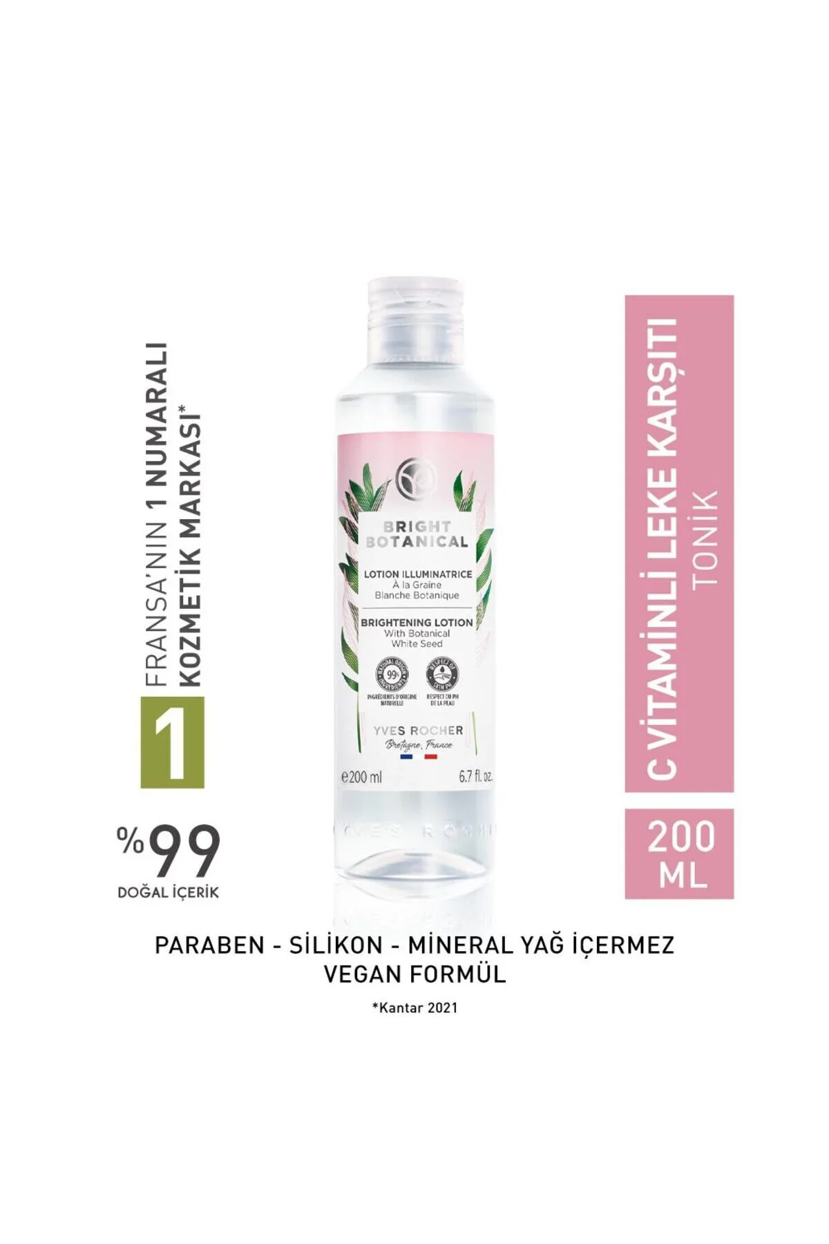 Tonik - Leke ve Kırışık Karşıtı Bitkisel Kompleks Bakım / Bright 