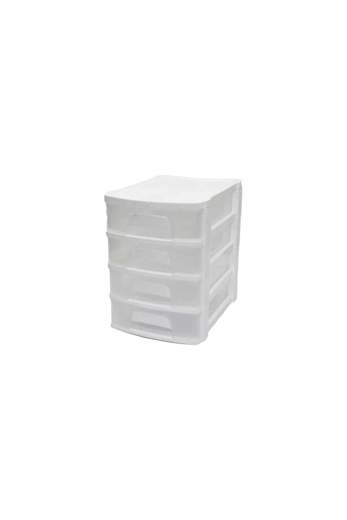 Tonton - NO:2 Çekmece 4 Katlı 16.5X21.5X24CM Beyaz Veya Siyah Herhangi Bir Renk Gönderilir