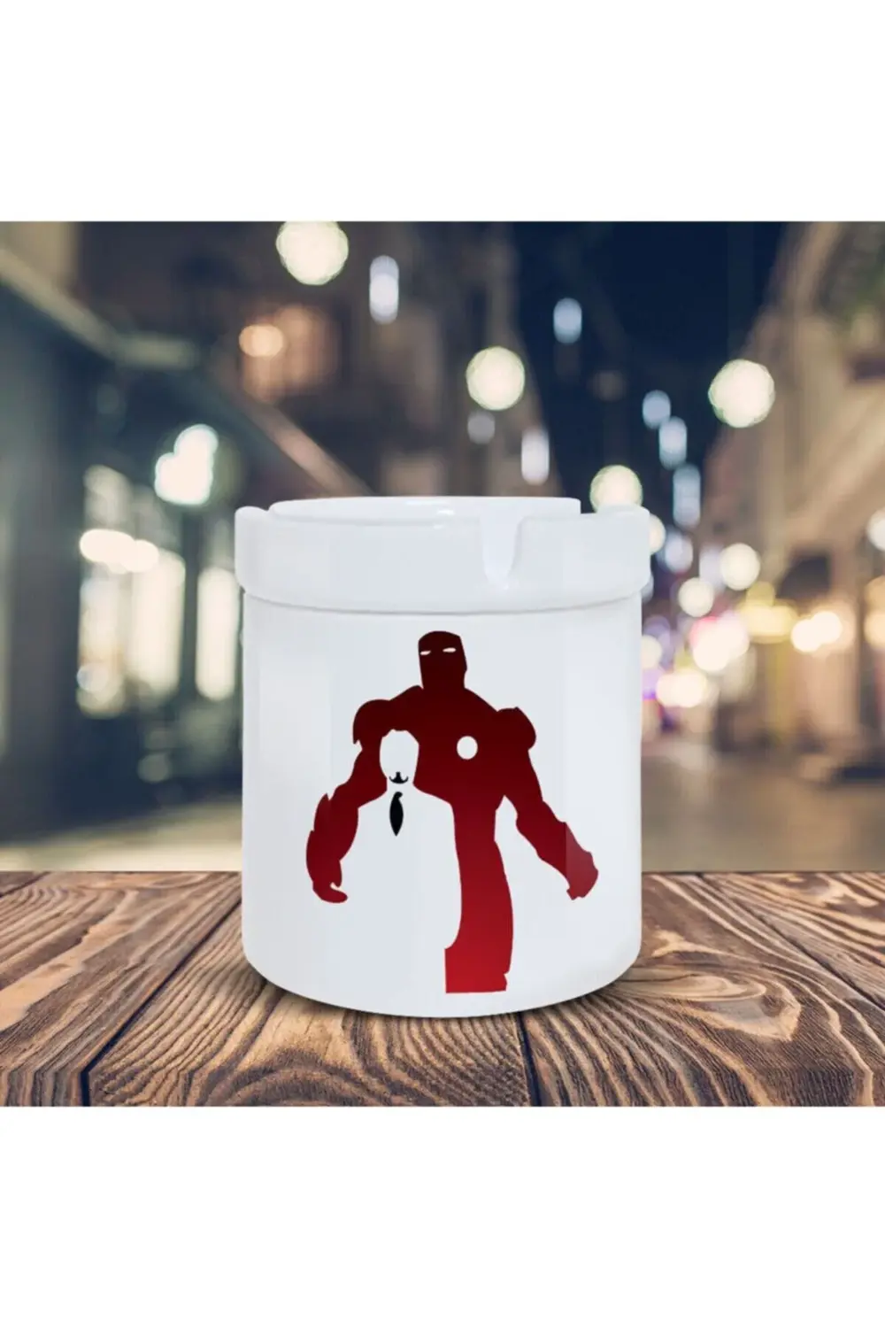 Tony Stark Baskılı İron Man Küllük K-16