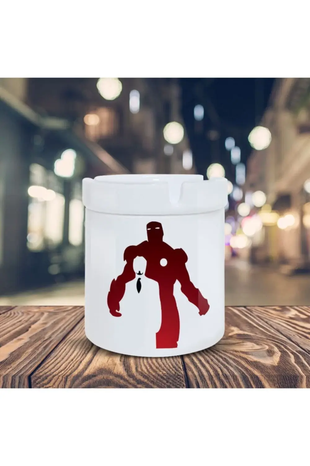 Tony Stark Baskılı İron Man Küllük K-16