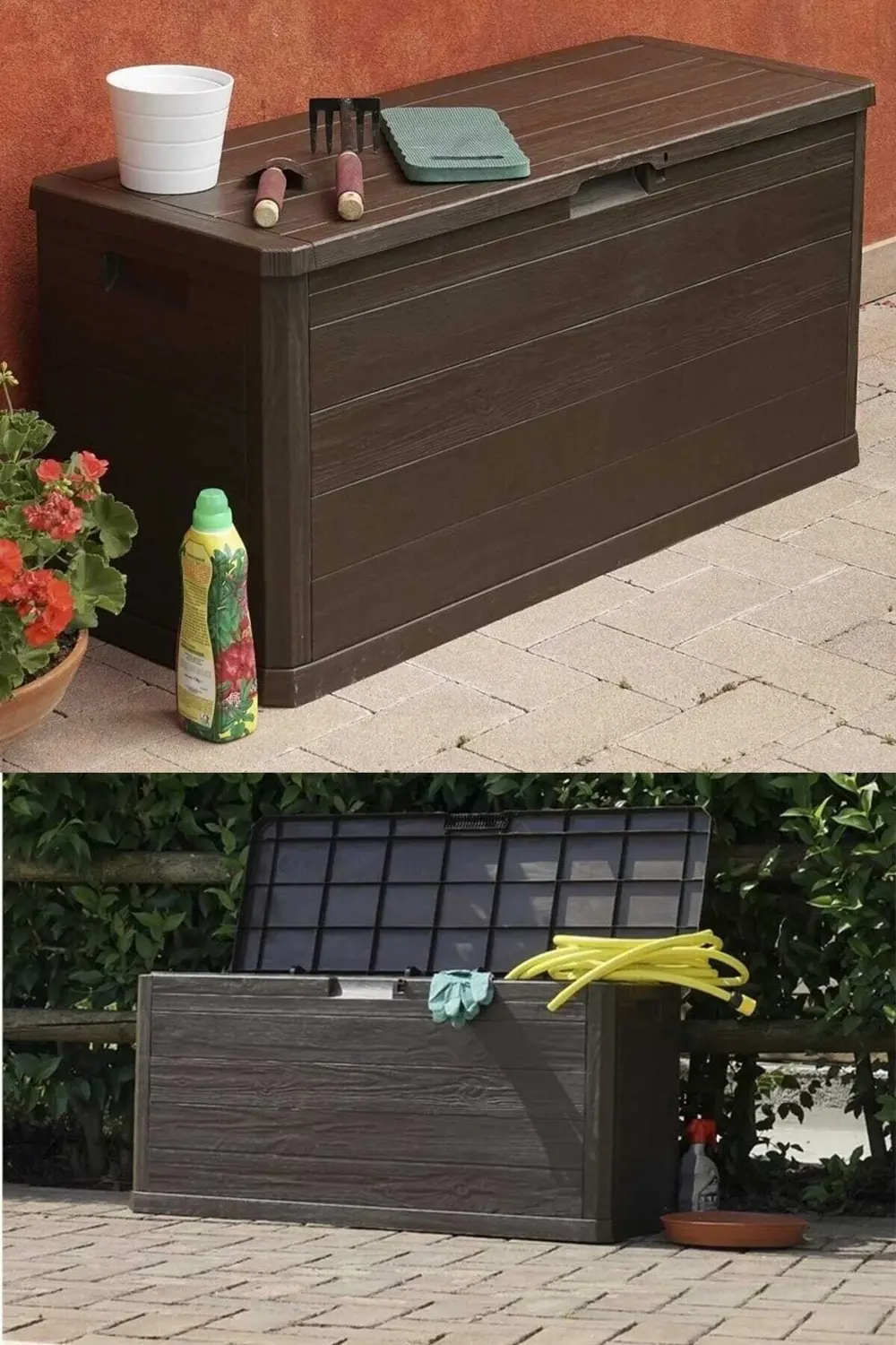 Toomax Woody Depolama Sandığı 280lt Ahşap Efekt