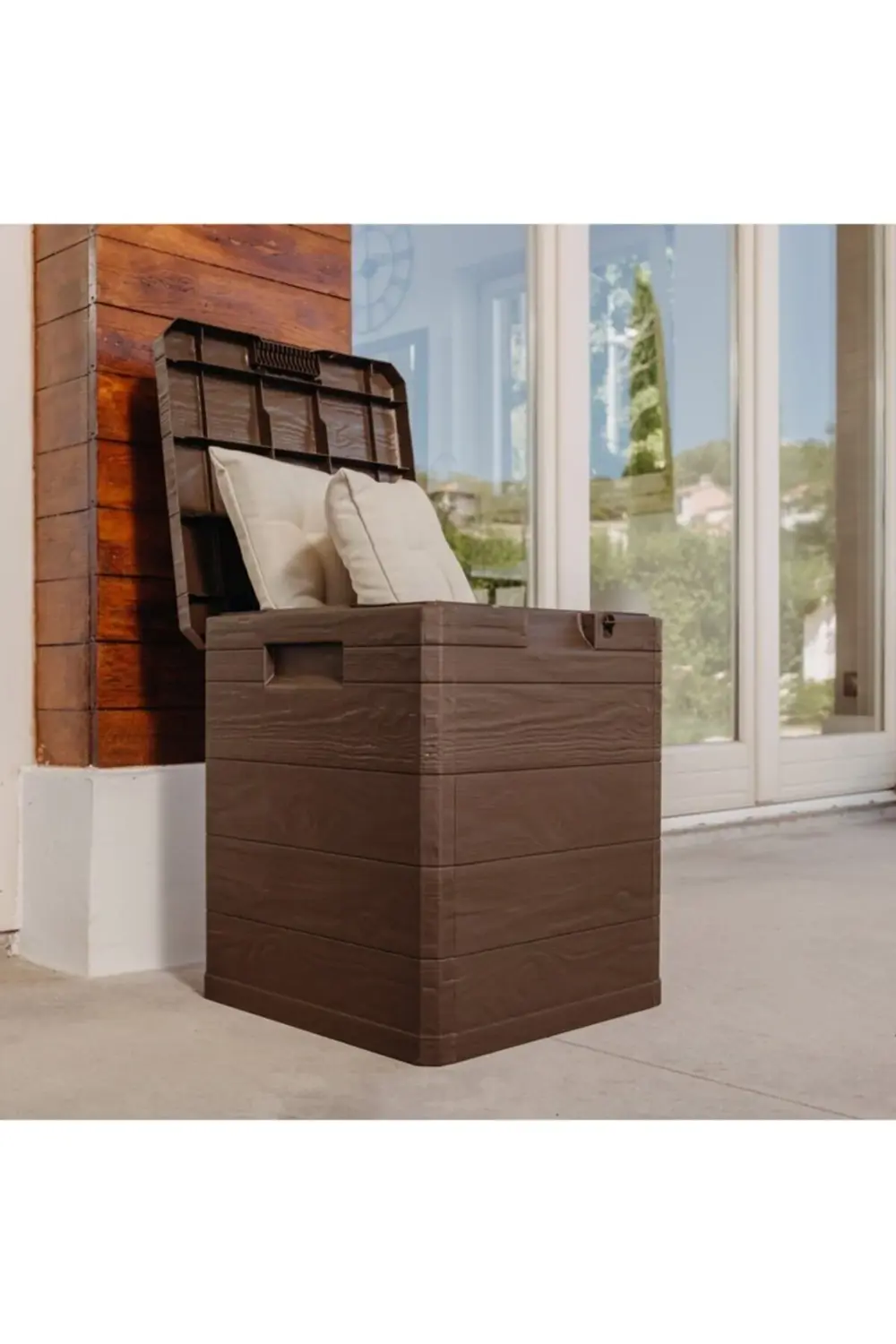 Toomax Woody's 90lt Bahçe Depolama Sandığı , Plastik Sandık , Bah