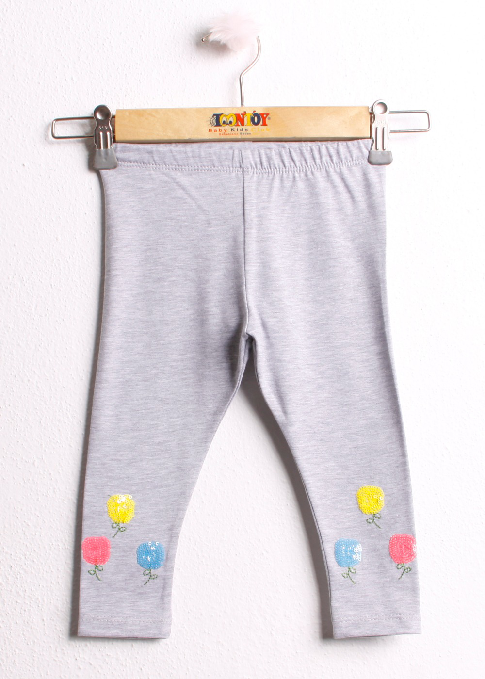 Toontoy Bebek Kız Renkli Pullu Çiçek Nakış