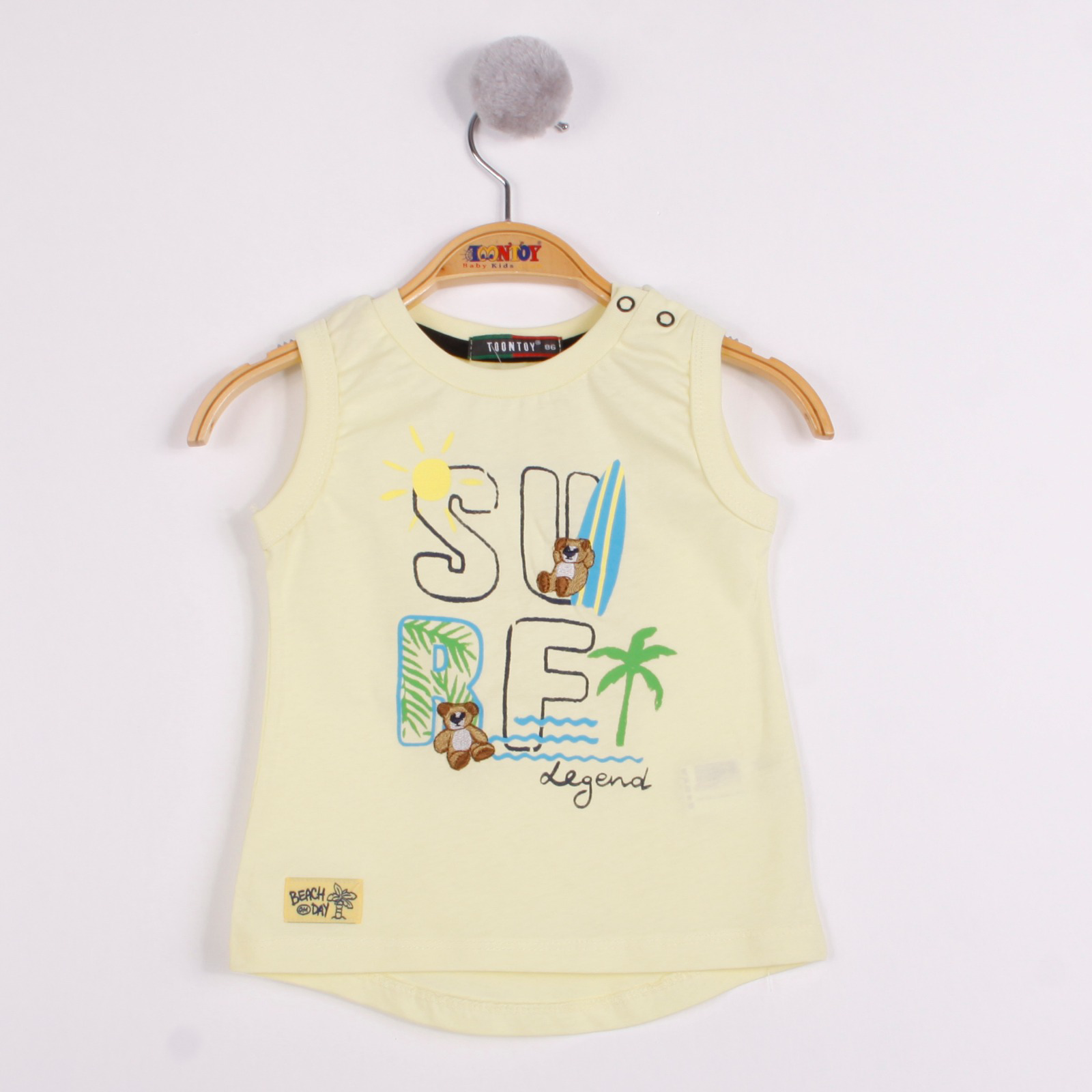 Toontoy Erkek Bebek Surf Baskılı Atlet