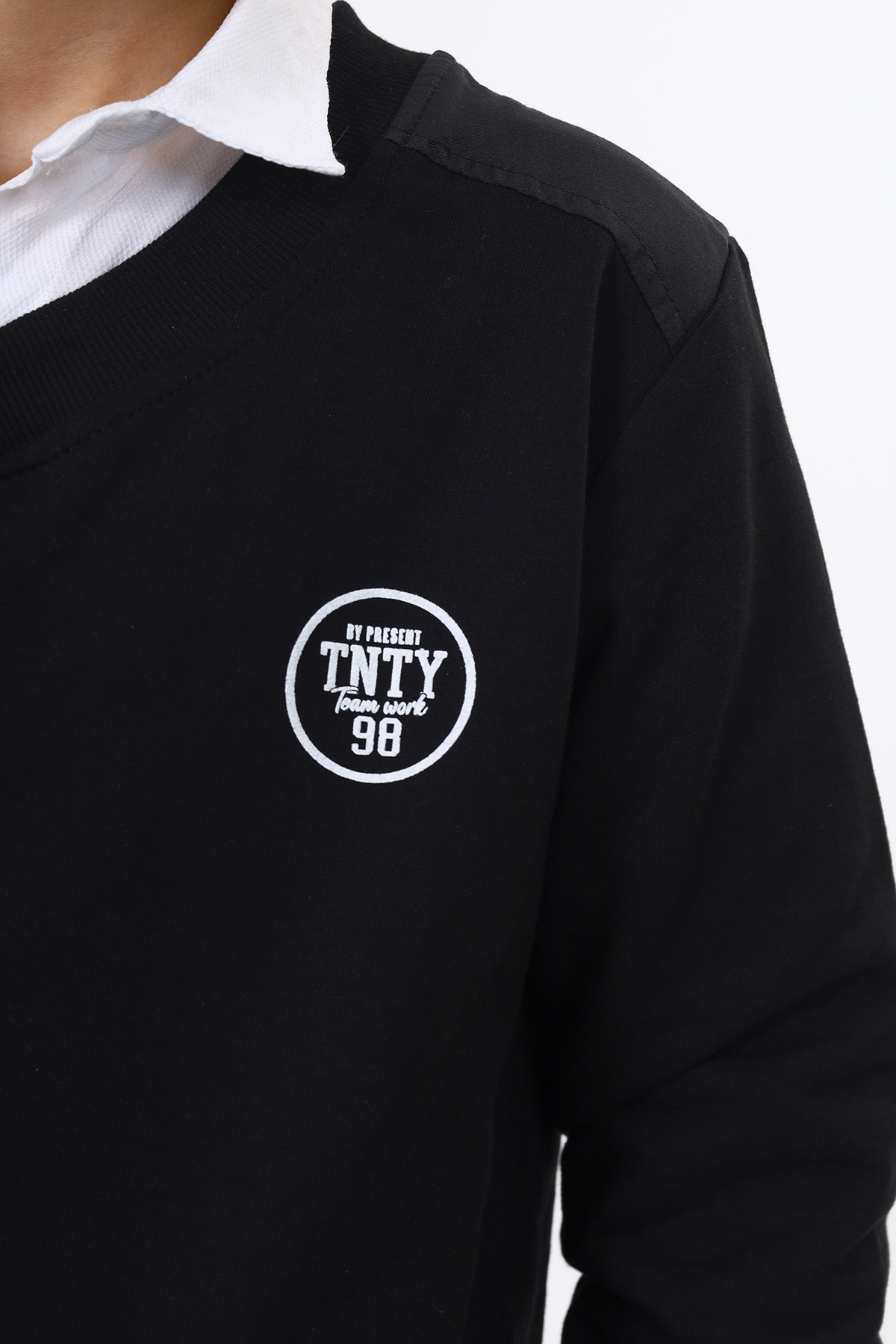 Toontoy Erkek Çocuk Okul Baskılı Sweatshirt