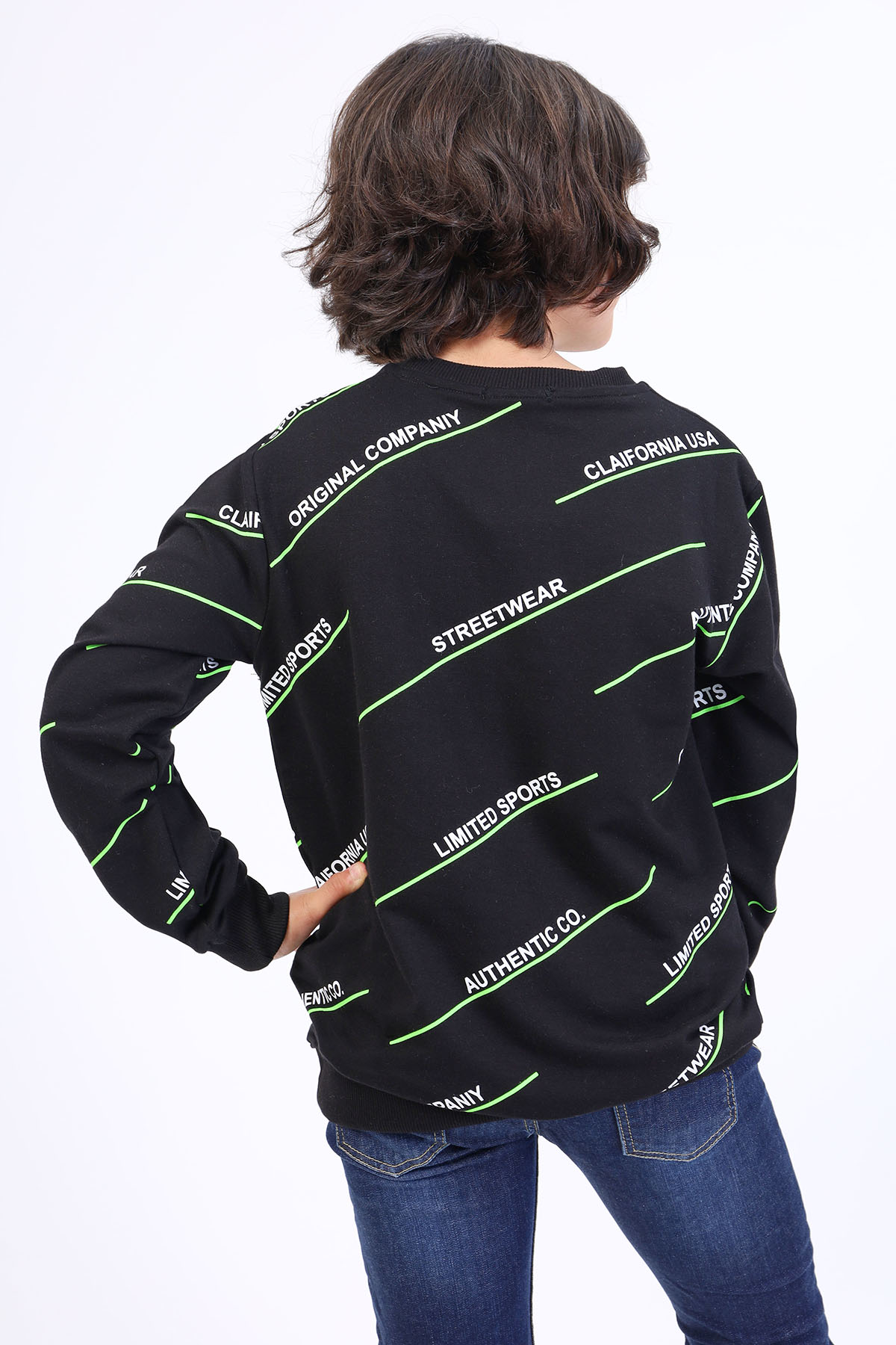 Toontoy Erkek Çocuk Baskılı Sweatshirt Toontoy Erkek Çocuk Baskılı Sweatshirt