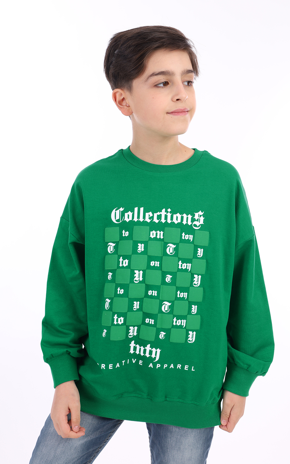 Toontoy Erkek Çocuk Baskılı Sweatshirt