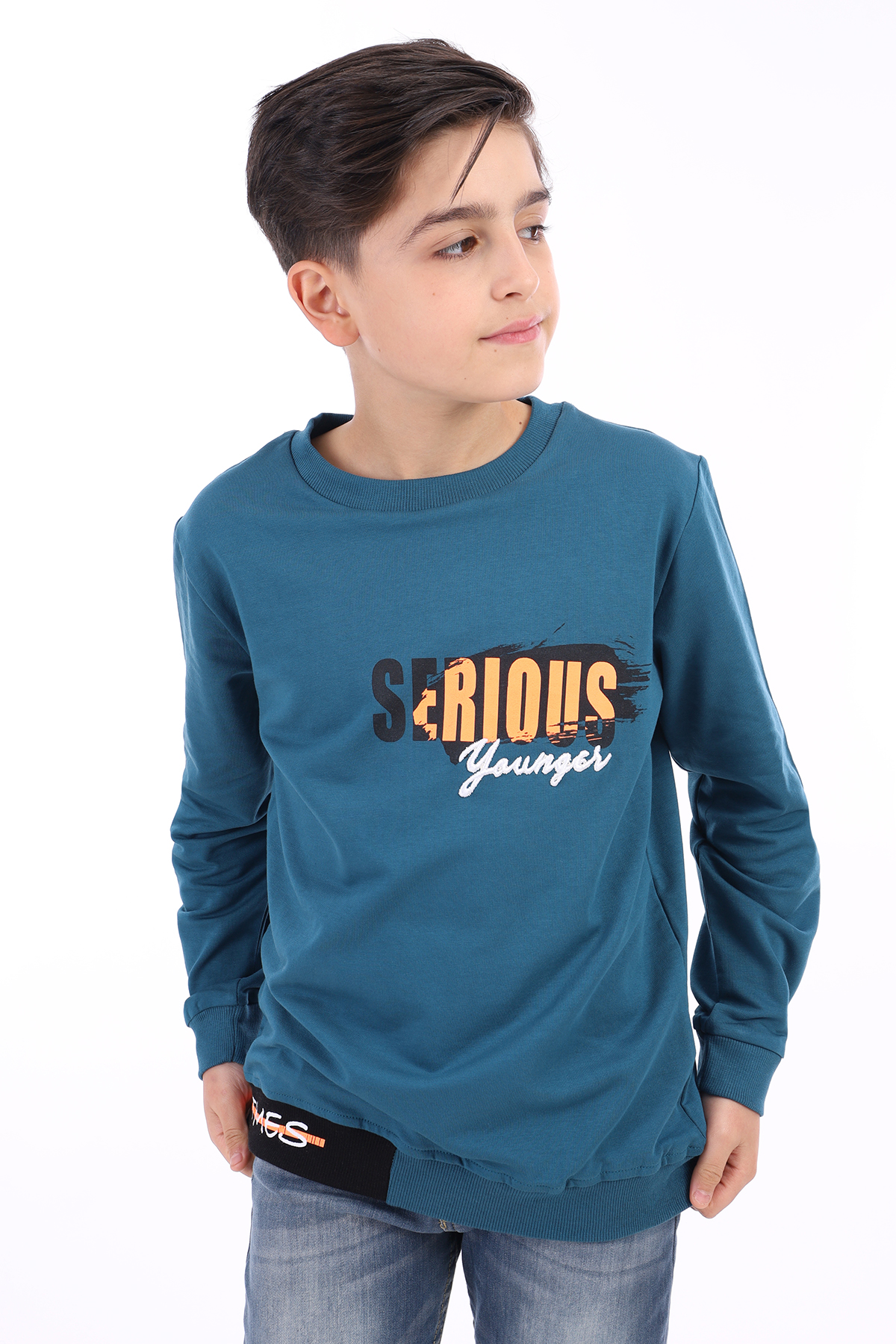 Toontoy Erkek Çocuk Baskılı Sweatshirt