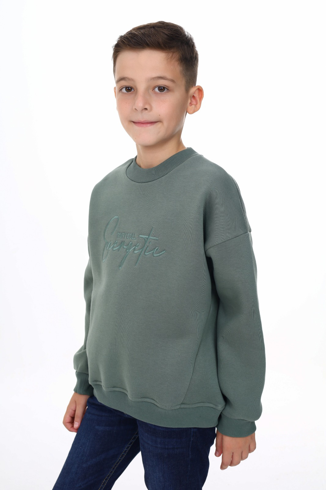 Toontoy Erkek Çocuk Nakışlı Sweatshirt
