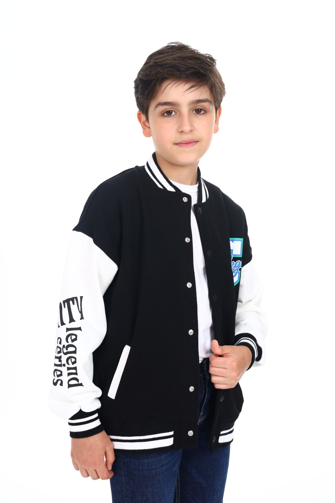 Toontoy Erkek Çocuk Baskılı Kolej Hırka