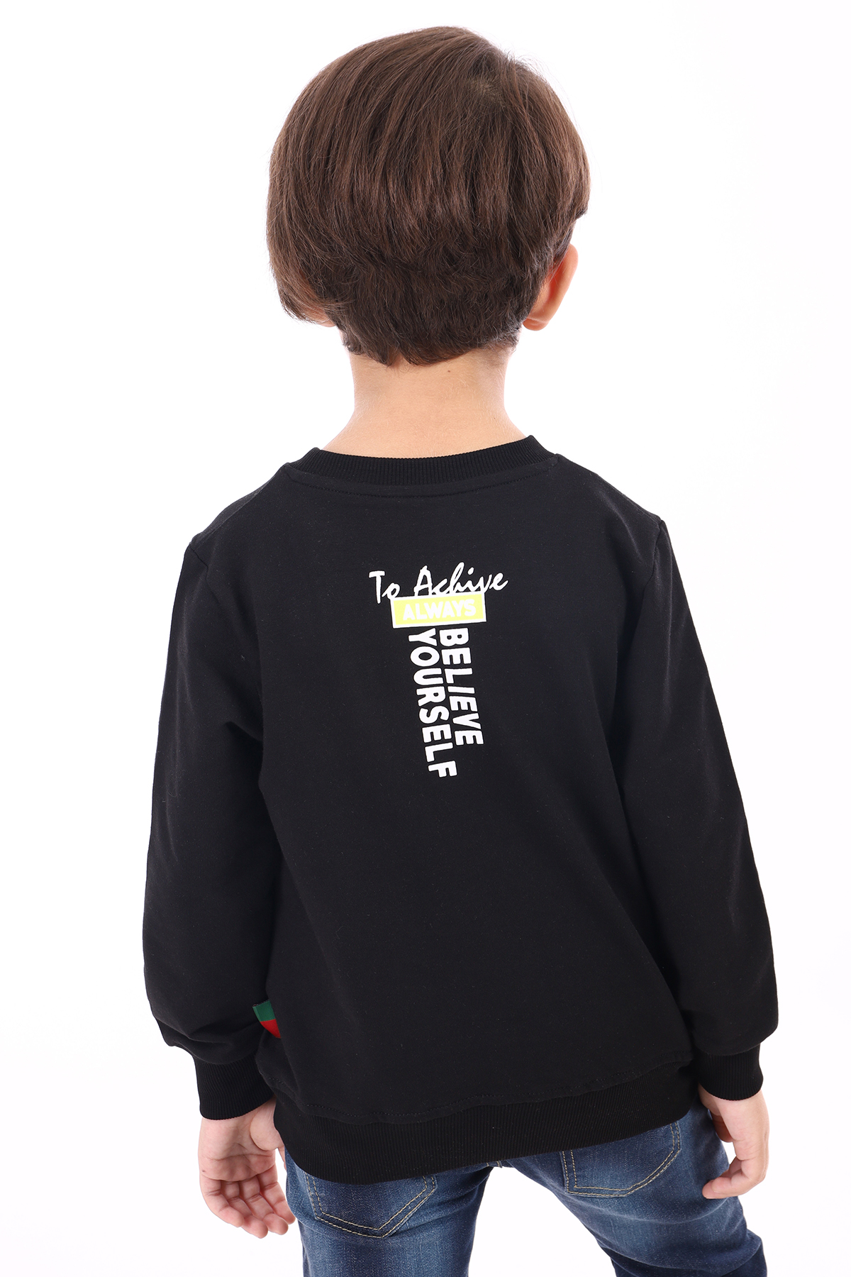 Toontoy Erkek Çocuk  Strong Baskılı Sweatshirt