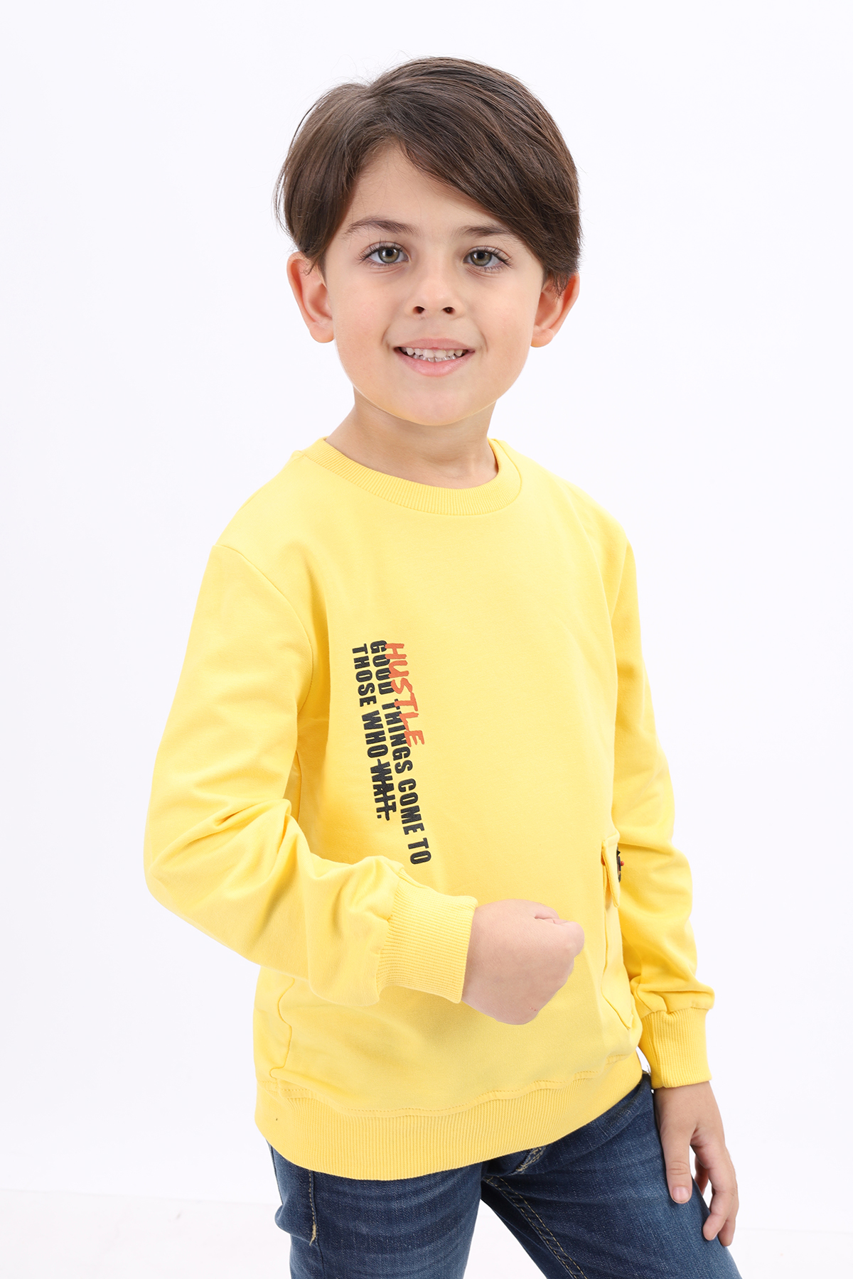 Toontoy Erkek Çocuk Baskılı Sweatshirt