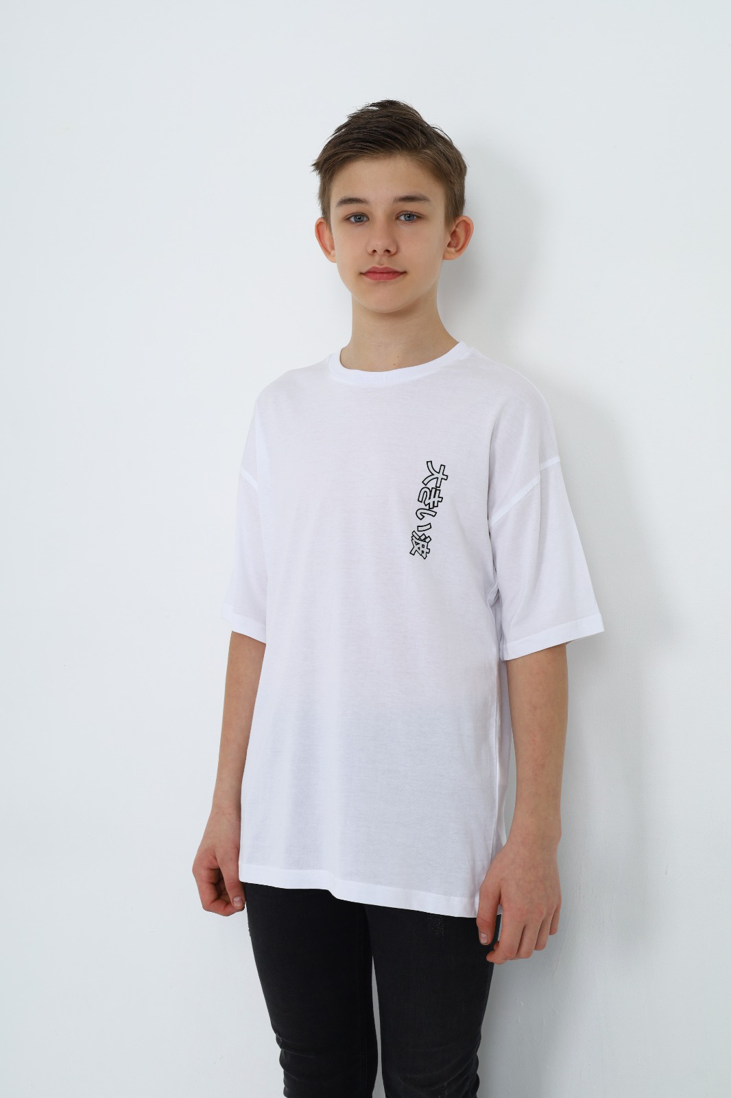 Toontoy  Erkek Çocuk  Göğüsü Yazi  Baskili Tişört