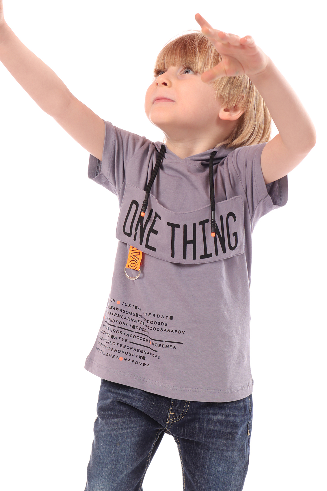 Toontoy Erkek Çocuk Demir Aksesuar Detaylı Baskılı Tişört