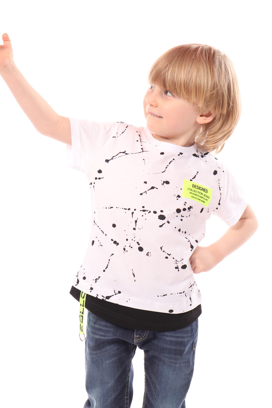 Toontoy Erkek Çocuk  Desined Baskılı Tişört