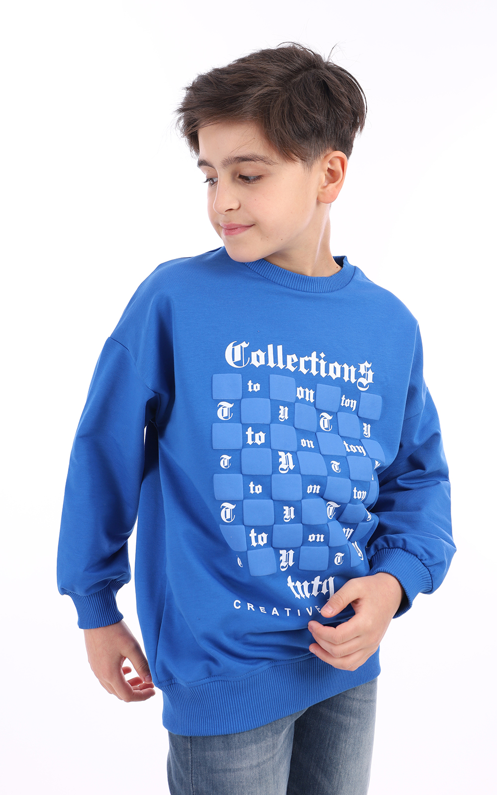 Toontoy Erkek Çocuk Baskılı Sweatshirt
