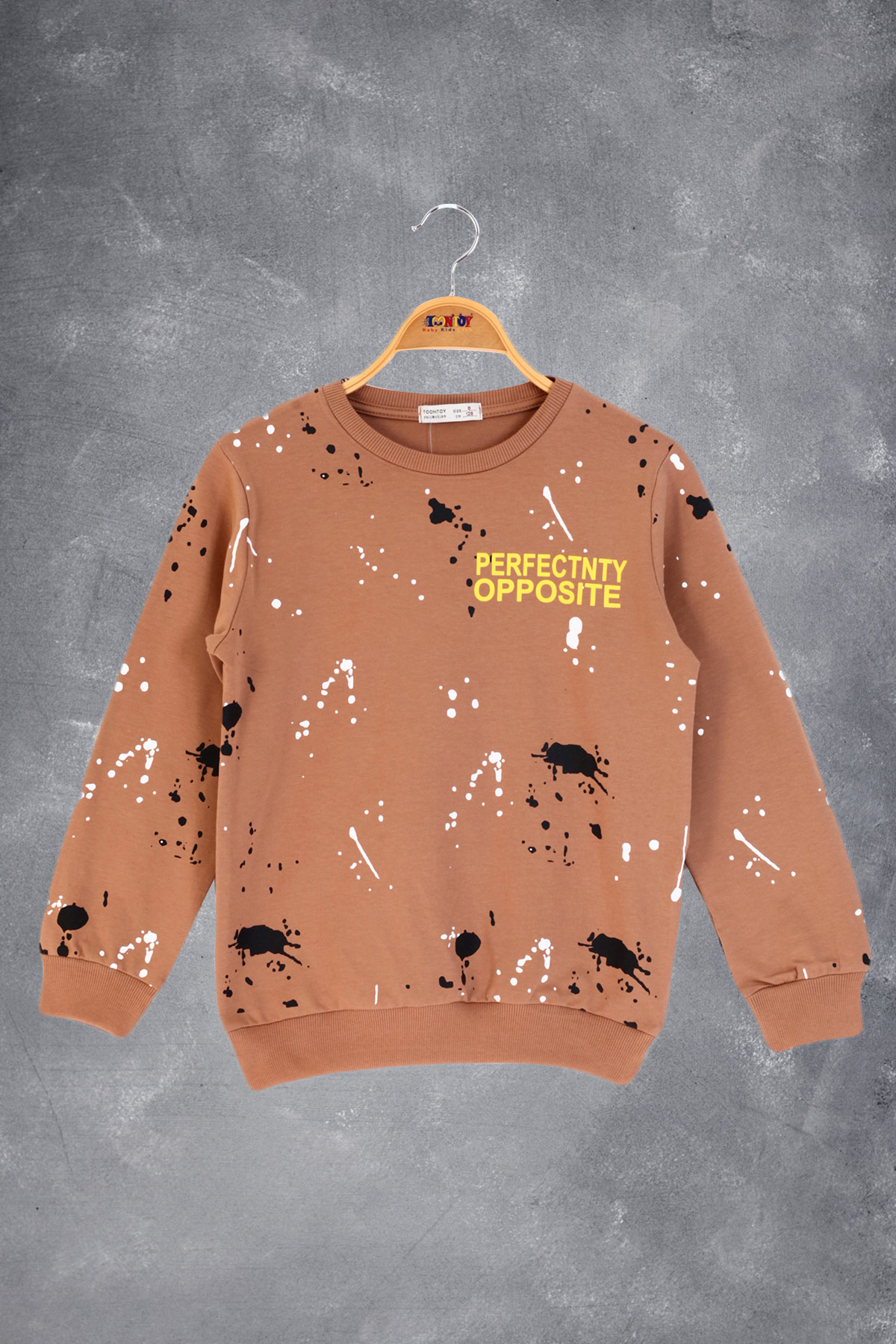 Toontoy Erkek Çocuk Baskılı Sweatshirt
