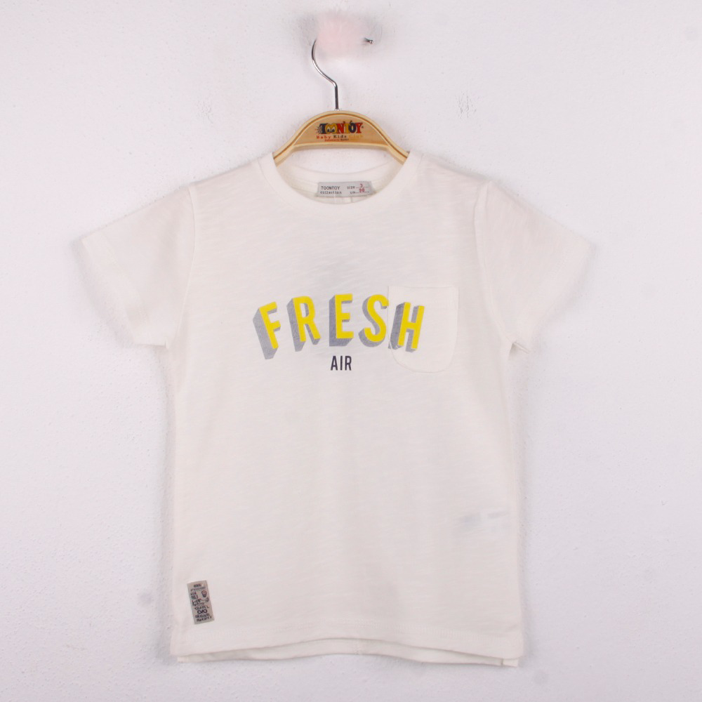 Toontoy Erkek Çocuk Fresh Baskılı Tişört