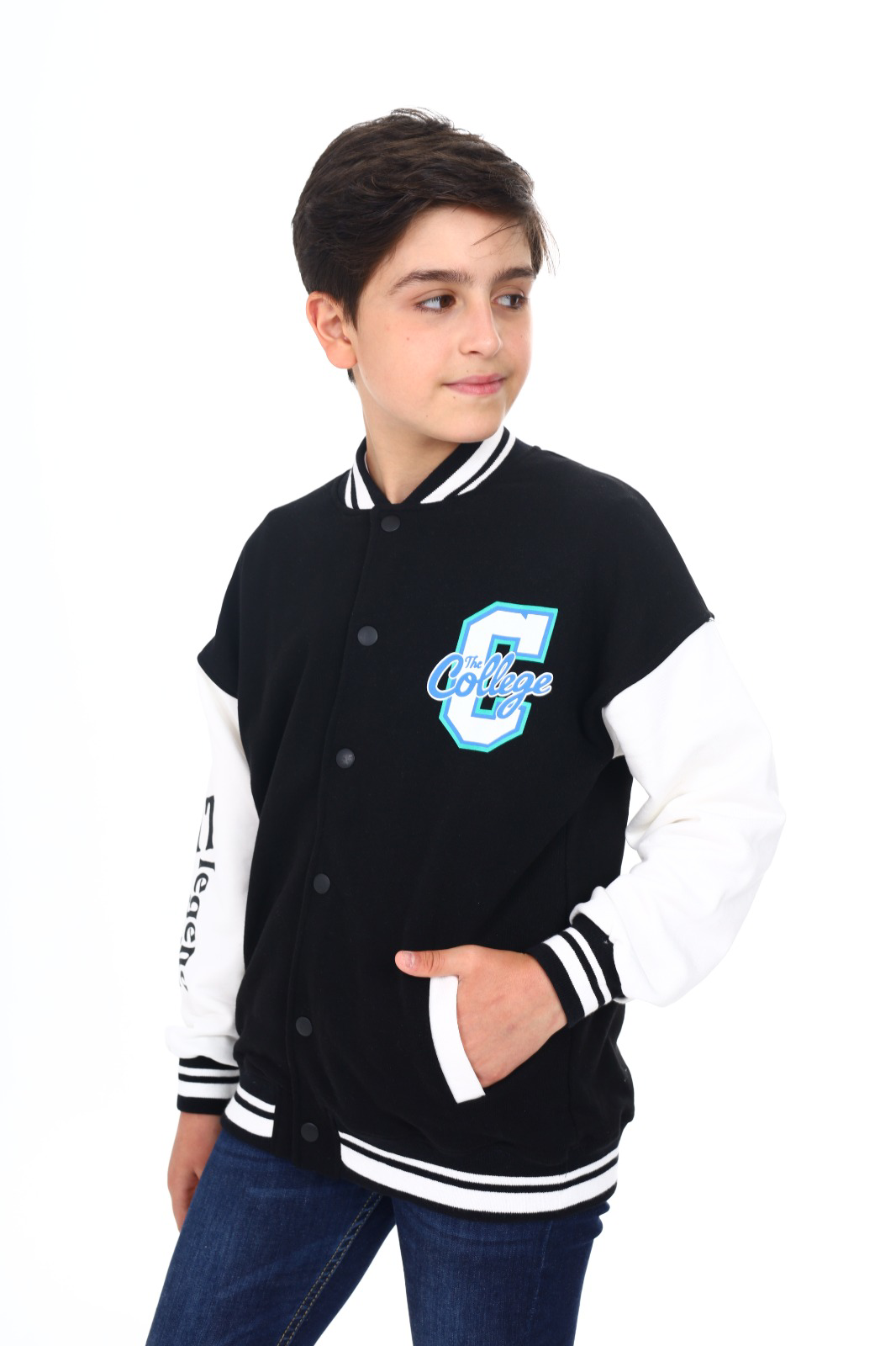 Toontoy Erkek Çocuk Baskılı Kolej Hırka