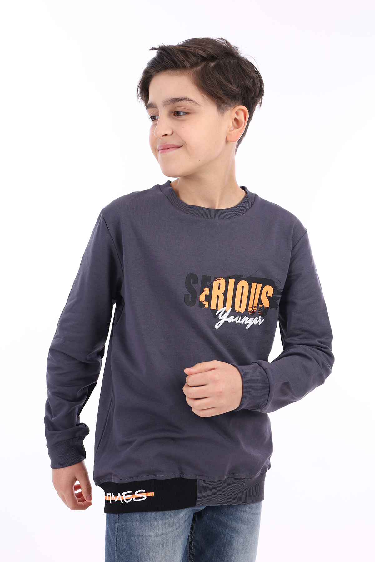 Toontoy Erkek Çocuk Baskılı Sweatshirt