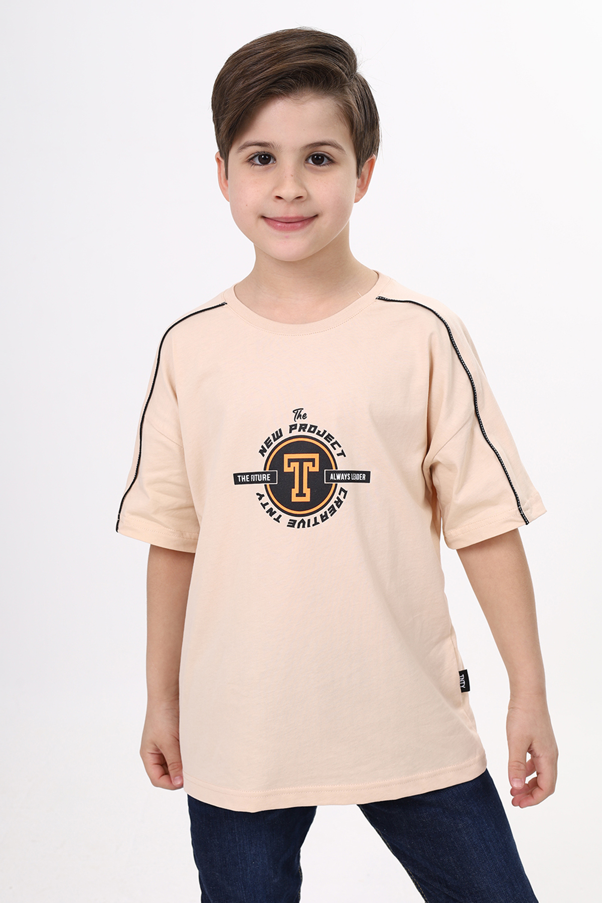 Toontoy Erkek Çocuk  New Project Baskılı Tişört