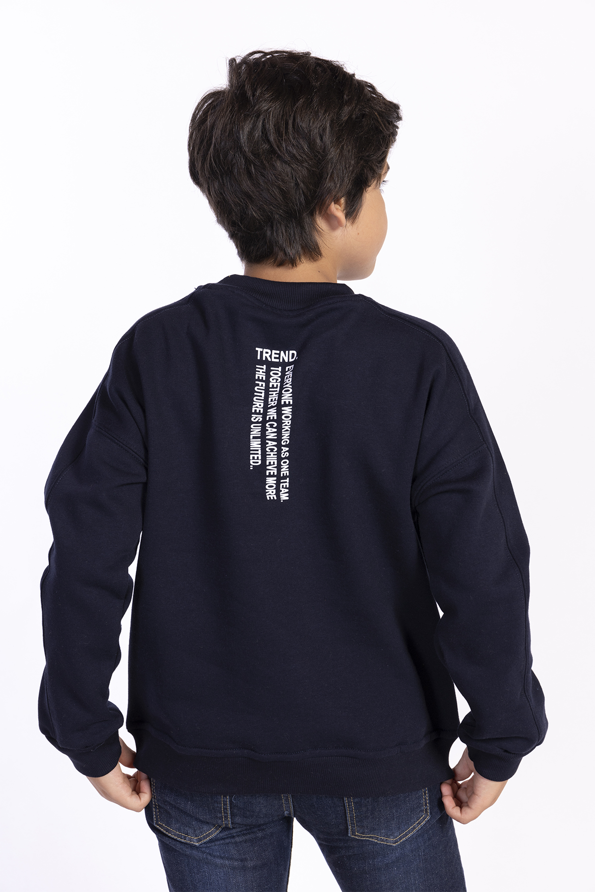 Toontoy Erkek Çocuk Balıkçı Yaka Sweatshirt