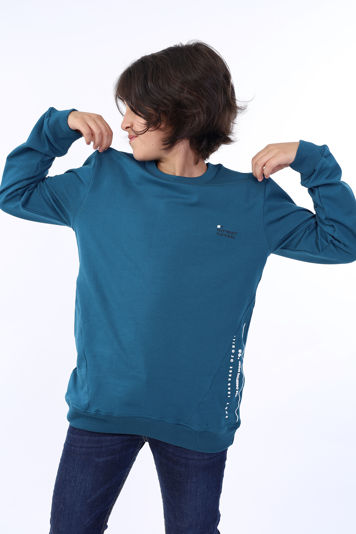Toontoy Erkek Çocuk Baskılı Sweatshirt