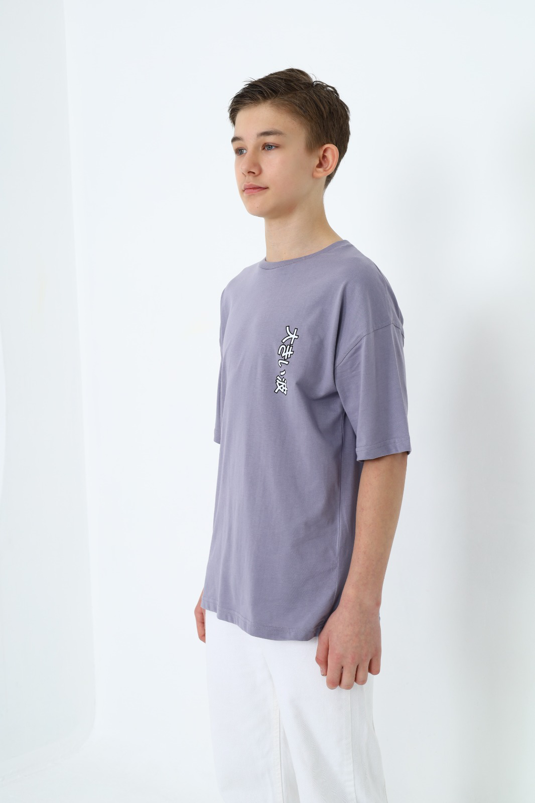 Toontoy  Erkek Çocuk  Göğüsü Yazi  Baskili Tişört