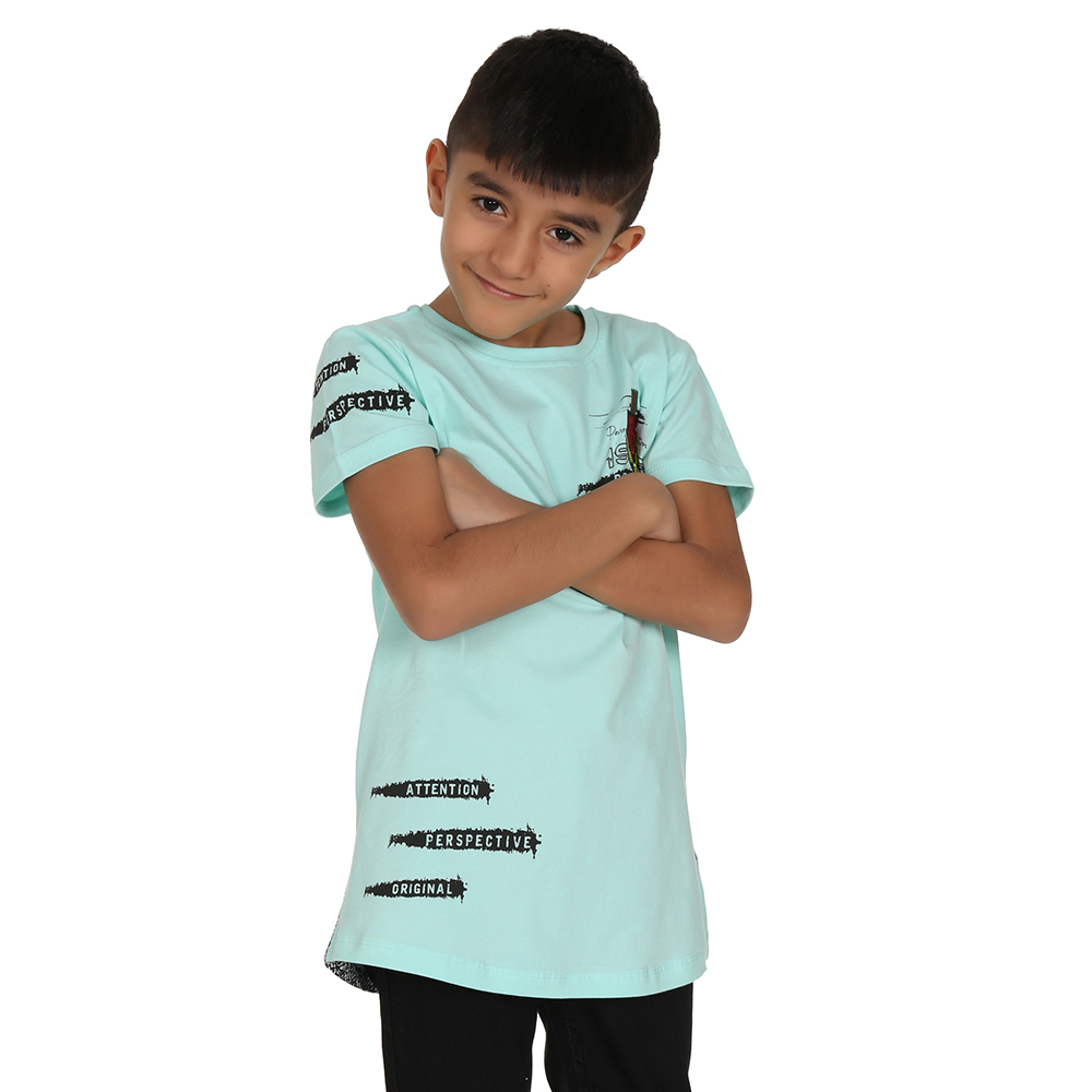 Toontoy Erkek Çocuk Tiger Nakışlı Tişört