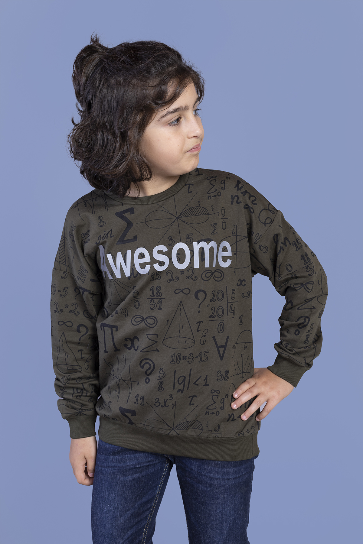 Toontoy Erkek Çocuk Baskılı Sweatshirt