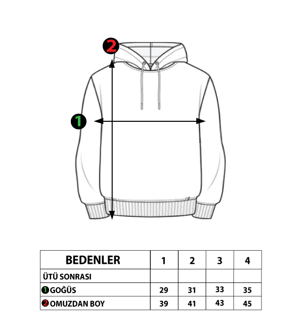 Toontoy Erkek Çocuk Kapüşonlu Garni Detaylı Sweatshirt