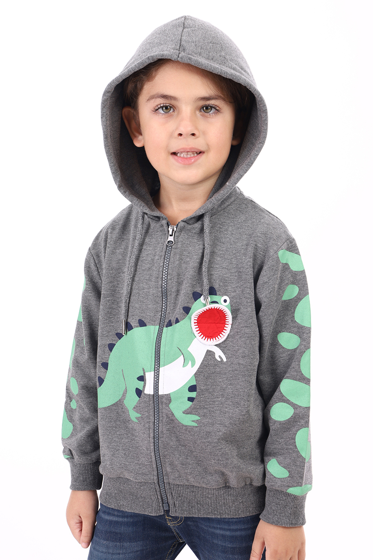 Toontoy  Erkek Çocuk Baskılı Hırka