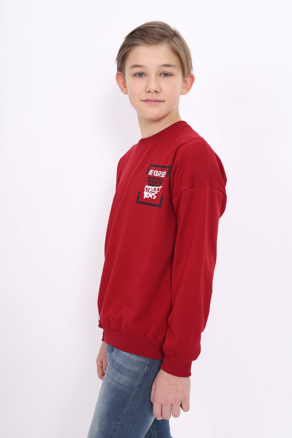 Toontoy Erkek Çocuk Baskılı Sweatshirt