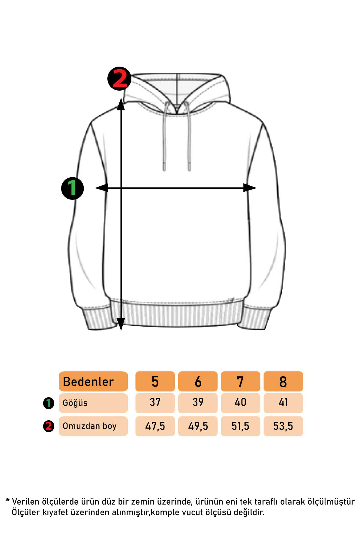 Toontoy Erkek Çocuk Kapşonlu Kolları Garnili Sweatshirt