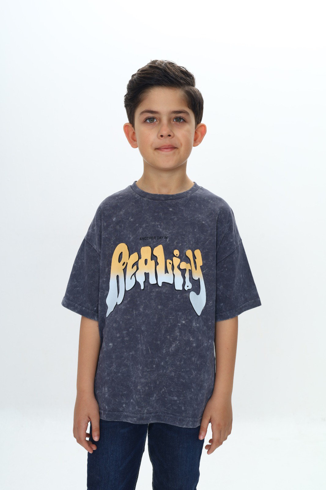 Toontoy Erkek Çocuk Reality Baskılı Tişört