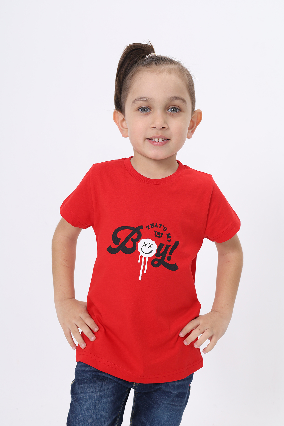Toontoy Erkek Çocuk Cebi Fermuar Kapatmalı Nakışlı Sweatshirt