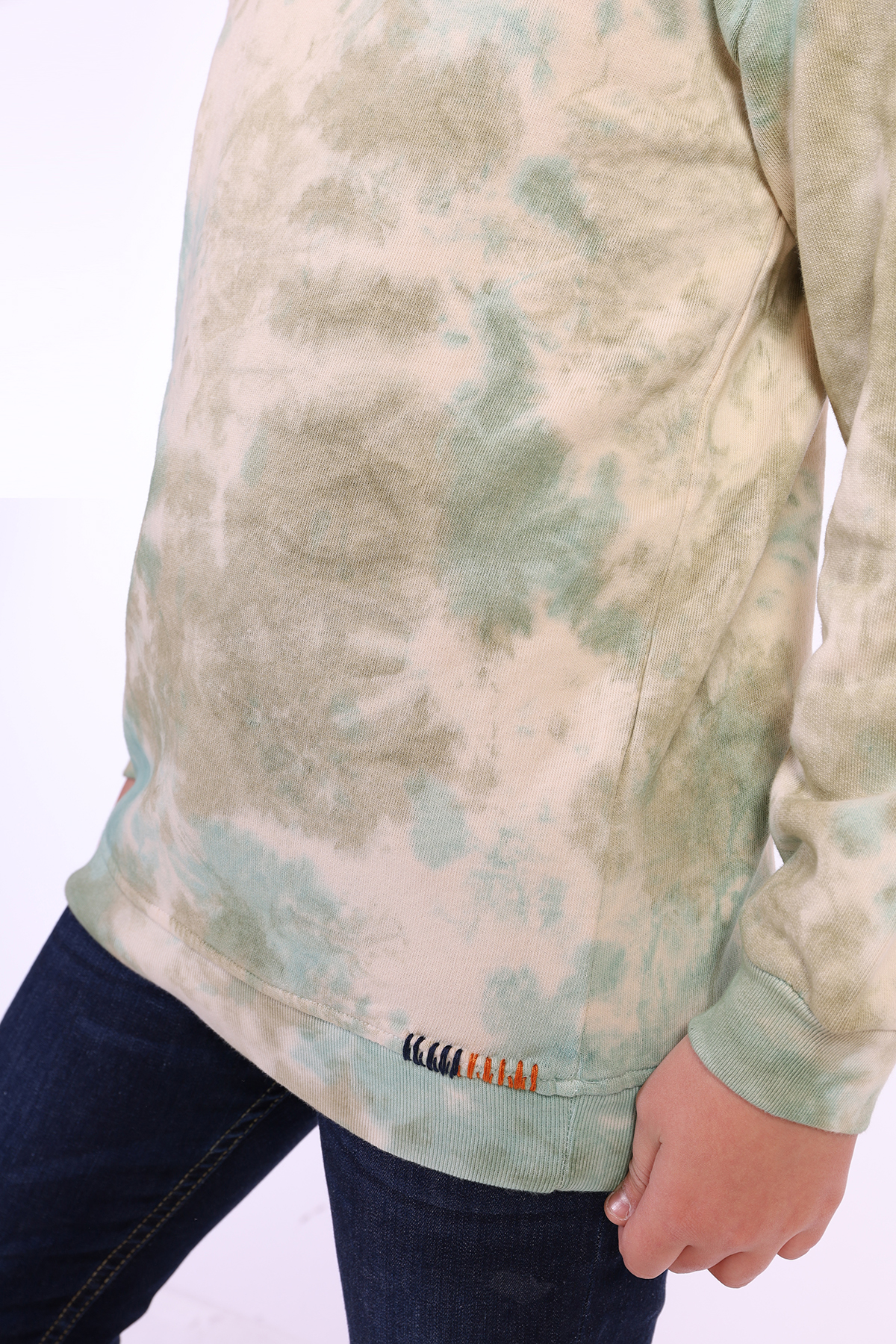 Toontoy Erkek Çocuk Batik Desenli Sweatshirt