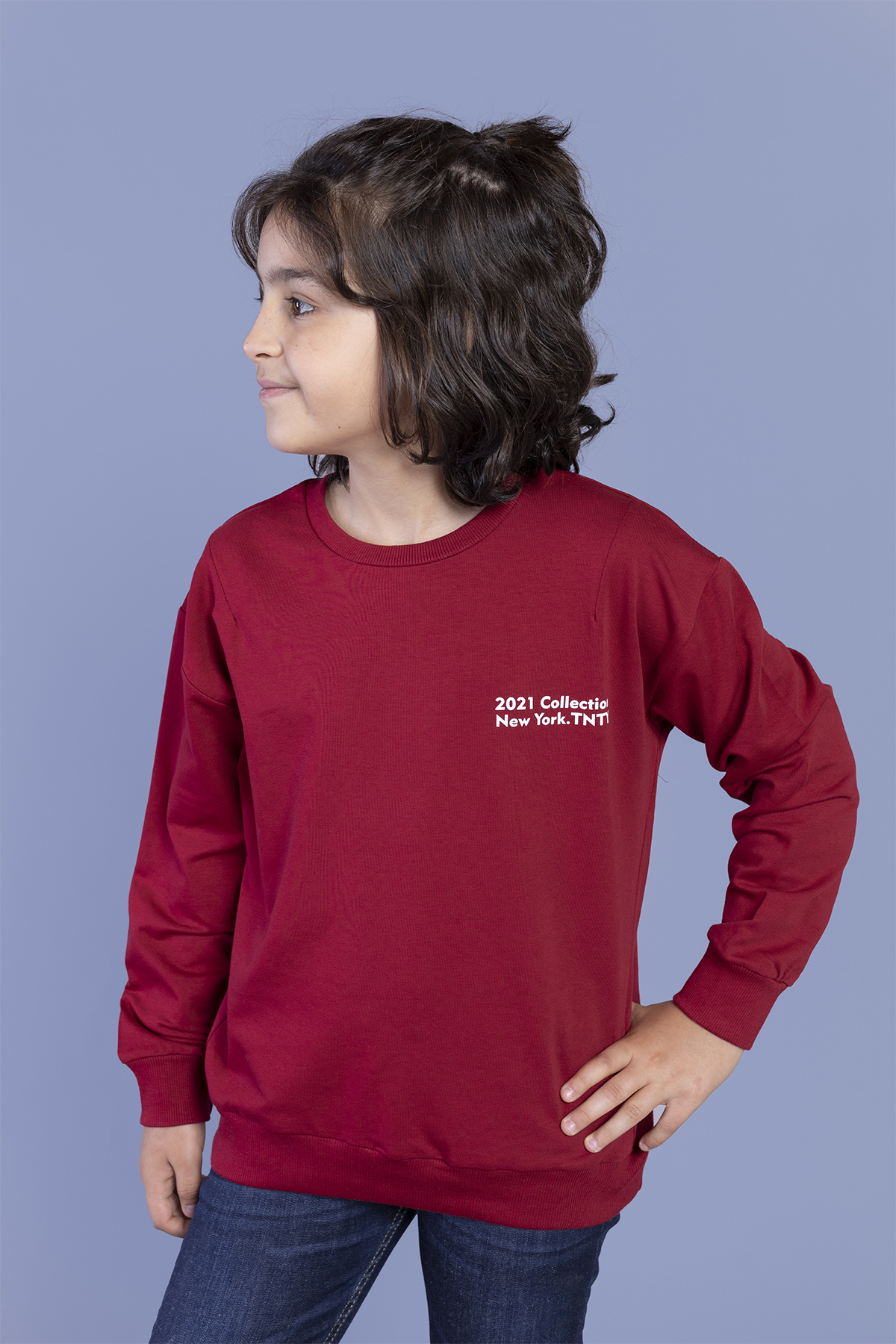 Toontoy Erkek Çocuk Baskılı Sweatshirt