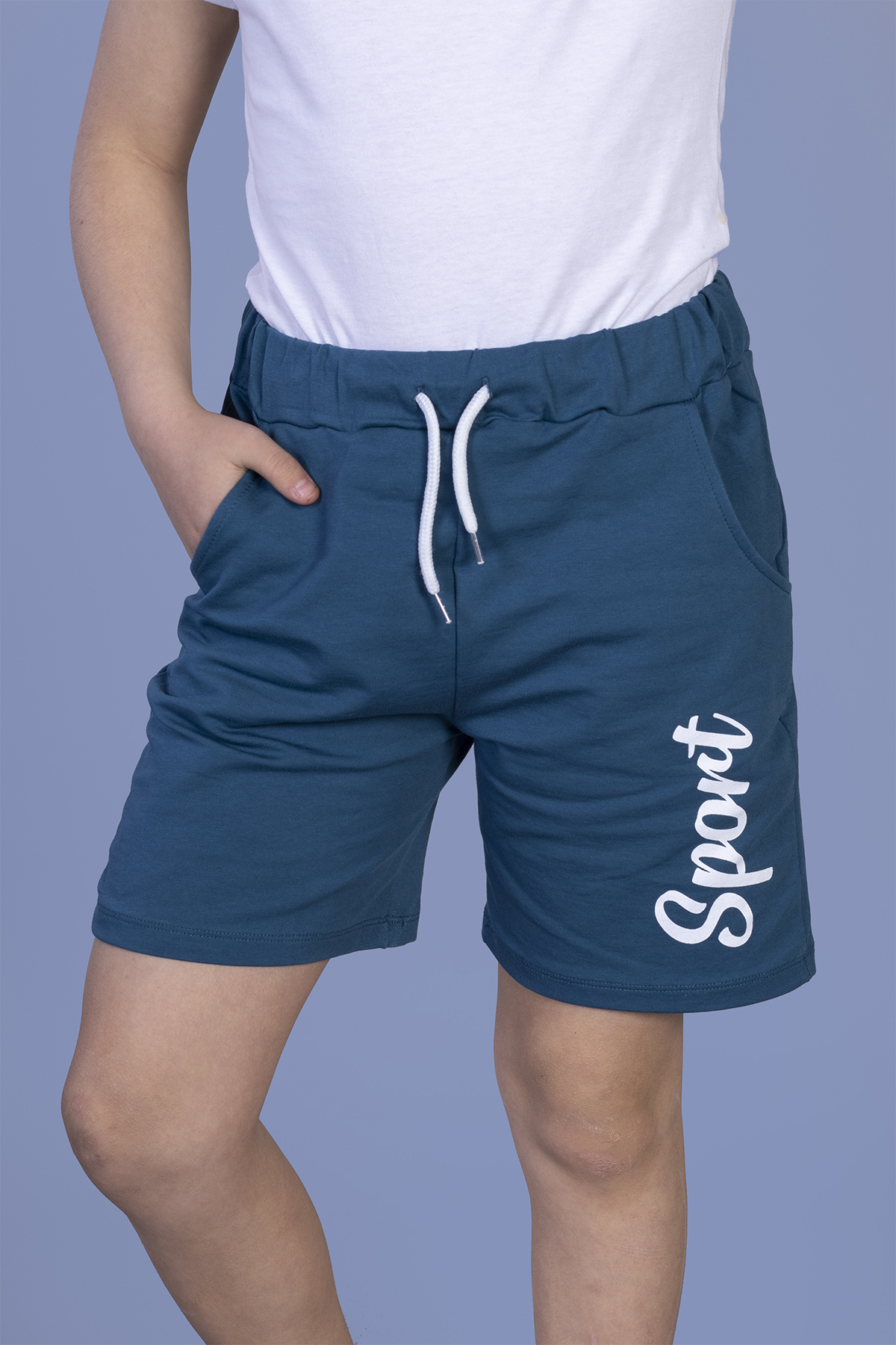 Toontoy  Erkek Çocuk Beli Ayarlanabilir Cep Detaylı Baskılı Şort