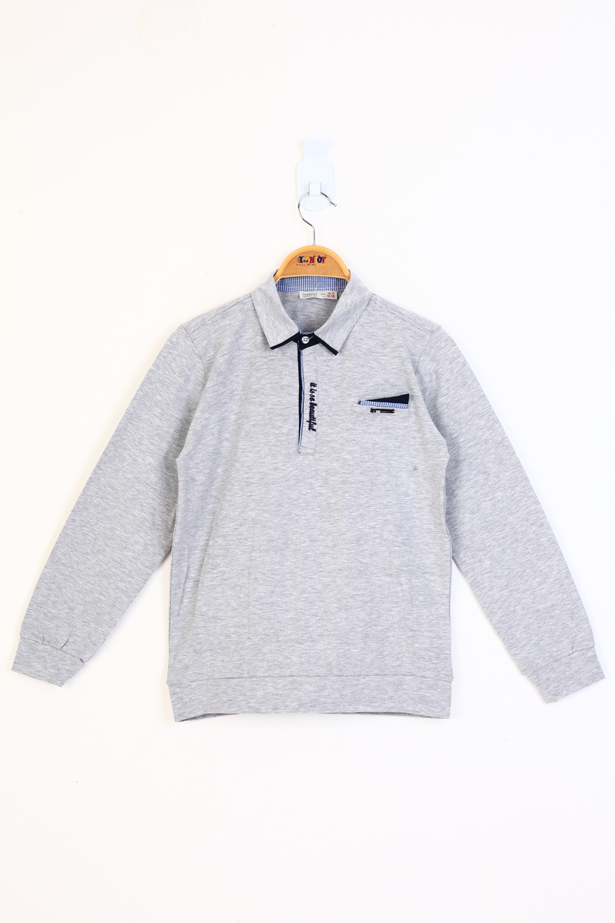 Toontoy Erkek Çocuk Gömlek Yaka Sweatshirt Toontoy Erkek Çocuk Gömlek Yaka Sweatshirt