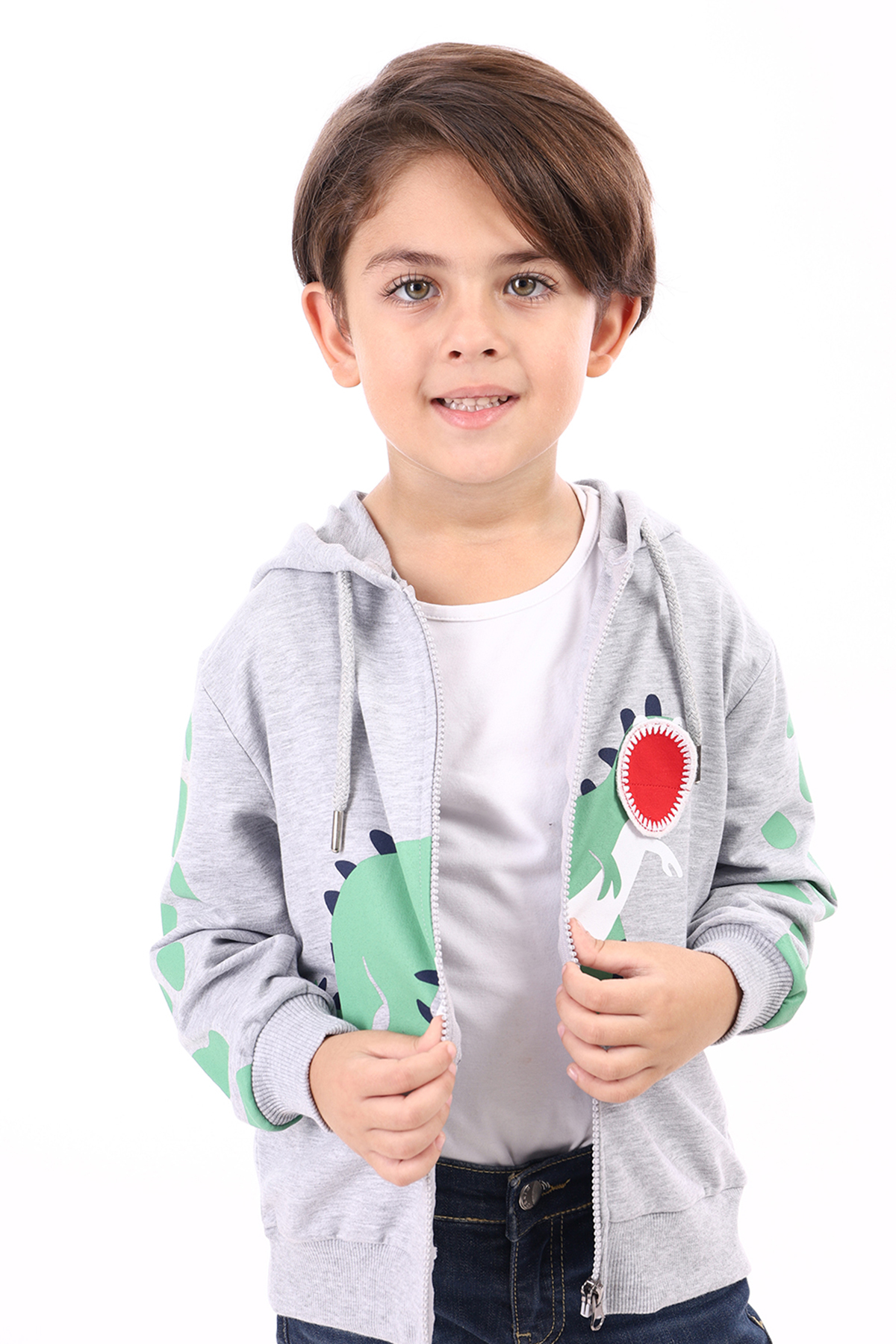 Toontoy  Erkek Çocuk Baskılı Hırka