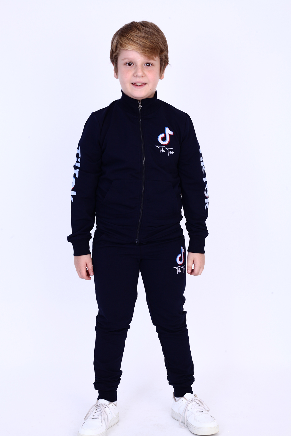 Toontoy  Erkek Çocuk Tiktok Baskılı Takım