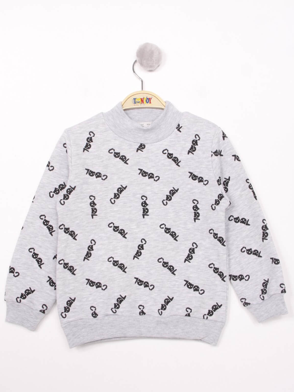 Toontoy Erkek Çocuk Komple Baskılı İçi Pamuklu Sweatshirt