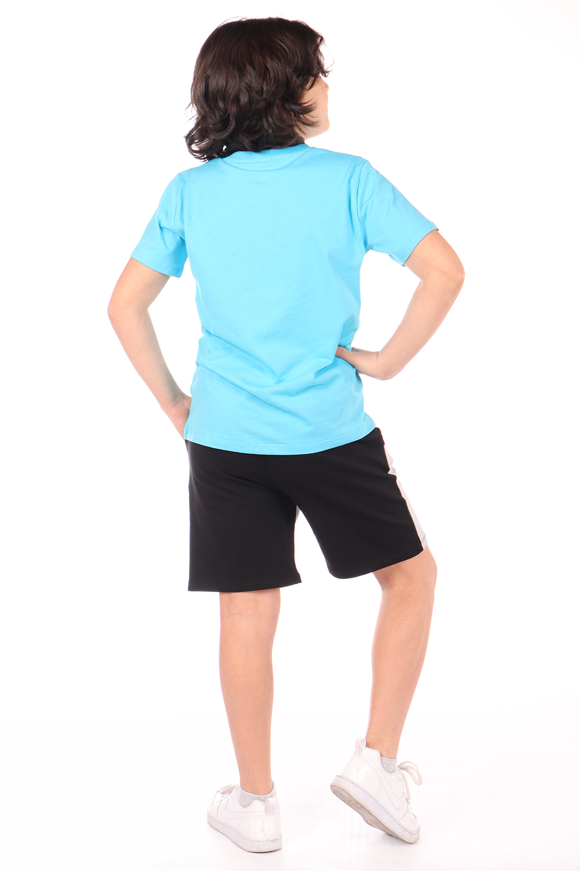 Toontoy Erkek Çocuk Önü Yazı Baskılı Şortlu Takım